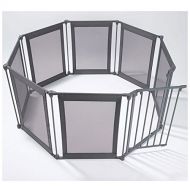 Mesh 8 Panel Portable Play Yard with Gate by One Step Ahead
