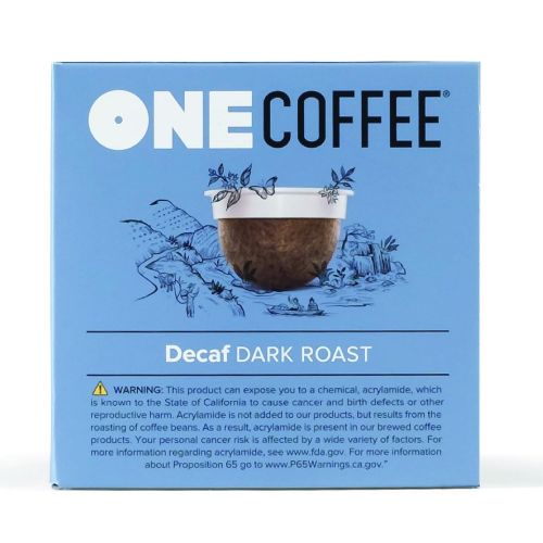  OneCoffee Organic Decaf Swiss Water 72 Count Single Serve Coffee 100% Compostable Pods Made for K-Cup Keurig Brewers