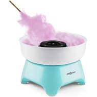 OneConcept oneConcept Candycloud - Mini-Zuckerwattemaschine, Zuckerwattegerat, Cotton Candy Maker, 500 Watt Heizelement, abnehmbarer Auffangbehalter, Dosierloeffel, einfache Reinigung, blau