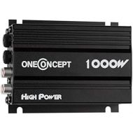 [아마존베스트]-Service-Informationen oneConcept A4 Car HiFi Amplifier, 4 Channel Car Amplifier, 4 x 30 Watt RMS Power, High and Low Pass Filter, Frequency Response: 20 Hz to 20 kHz, Black