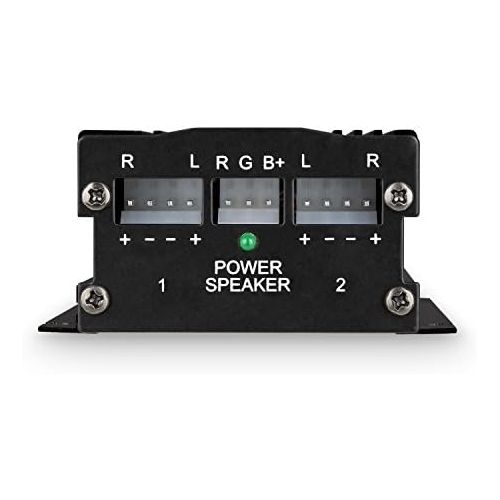  [아마존베스트]-Service-Informationen oneConcept A4 Car HiFi Amplifier, 4 Channel Car Amplifier, 4 x 30 Watt RMS Power, High and Low Pass Filter, Frequency Response: 20 Hz to 20 kHz, Black