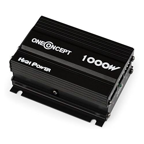  [아마존베스트]-Service-Informationen oneConcept A4 Car HiFi Amplifier, 4 Channel Car Amplifier, 4 x 30 Watt RMS Power, High and Low Pass Filter, Frequency Response: 20 Hz to 20 kHz, Black