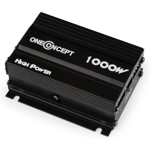  [아마존베스트]-Service-Informationen oneConcept A4 Car HiFi Amplifier, 4 Channel Car Amplifier, 4 x 30 Watt RMS Power, High and Low Pass Filter, Frequency Response: 20 Hz to 20 kHz, Black