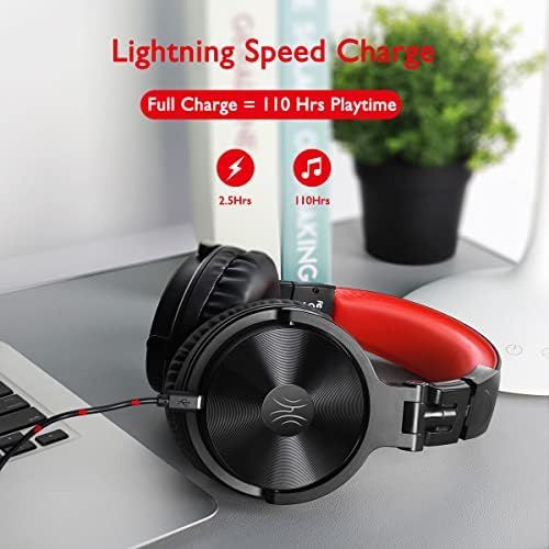  [아마존베스트]Bluetooth Headphones, Over Ear OneOdio Closed Studio Headphones, Wireless with 30 Hours’ Playtime, Wireless Headphones, On Ear Headphones, with CVC 8.0 Microphone for Smartphone, P