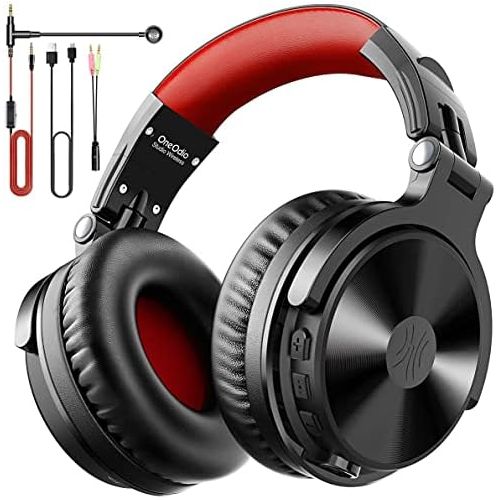  [아마존베스트]Bluetooth Headphones, Over Ear OneOdio Closed Studio Headphones, Wireless with 30 Hours’ Playtime, Wireless Headphones, On Ear Headphones, with CVC 8.0 Microphone for Smartphone, P