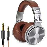 [아마존베스트]OneOdio Over Ear Studio Headphones with Cable with 6.3 mm & 3.5 mm Jack, Closed DJ Headphones with 50 mm Driver, Bass Sound