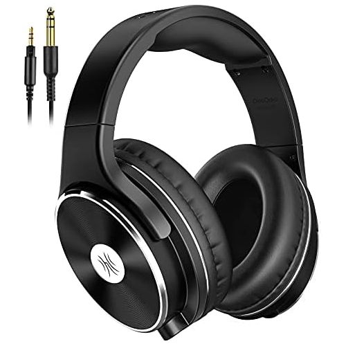  [아마존베스트]OneOdio Over Ear Headphones with Cable, Closed Studio HiFi Headphones with Share Port for Electric Drum, Piano, Guitar, Smartphones, iPad, Laptop Adapter Free 3.5-6.35 mm Jack