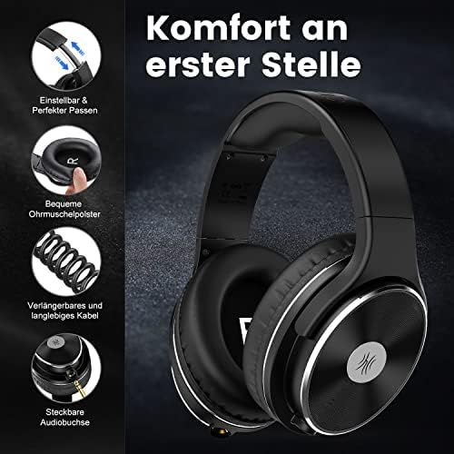  [아마존베스트]OneOdio Over Ear Headphones with Cable, Closed Studio HiFi Headphones with Share Port for Electric Drum, Piano, Guitar, Smartphones, iPad, Laptop Adapter Free 3.5-6.35 mm Jack