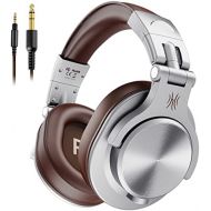[아마존베스트]OneOdio Over Ear DJ Headphones with Share Port 6.35 mm & 3.5 Jack Closed HiFi Headphones with Cable Adapter Free Wired Headphone Studio Headphones for AMP Recording Monitoring