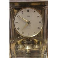 OneReDunn Vintage German Schatz 400 Brass Desk Clock