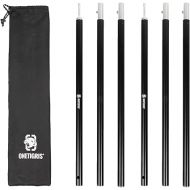 OneTigris Lightweight Tent Poles, 2pc/Set, 7075 Aluminum Alloy, Adjustable & Extendable