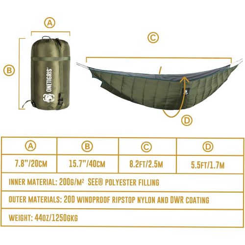  1T Gear OneTigris Underblanket for Double Hammock - 2 People