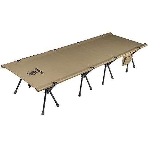  OneTigris Lightweight Camping Cot with Leg Extenders, Strong Support 330 Lbs, Durable Compact Tent Folding Bed for Adults Outdoor Overnighter Camping, Hiking, Travel, RV, Beach, Of