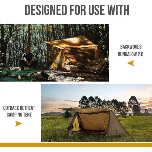  OneTigris Bulwark Camping Tarp & Waterproof Tent Footprint