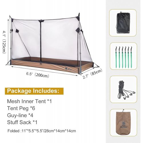  OneTigris Bulwark Camping Tarp + OneTigris Mesh Tent