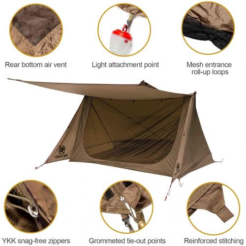  OneTigris Backwoods Bungalow 2.0 + Tent Poles (1.25m)