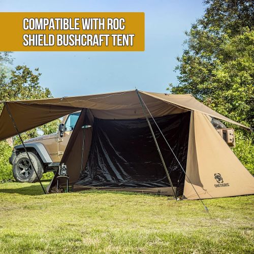  OneTigris 2 Person Mesh Tent, 3 Openings Screen Shelter with Waterproof Bathtub Floor for Outdoors Camping Lightweight Backpacking Thru-Hiking Travel Patio