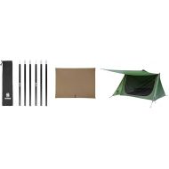 OneTigris Backwoods Bungalow 2.0 & Tent Footprint & Tent Poles (1.25m)