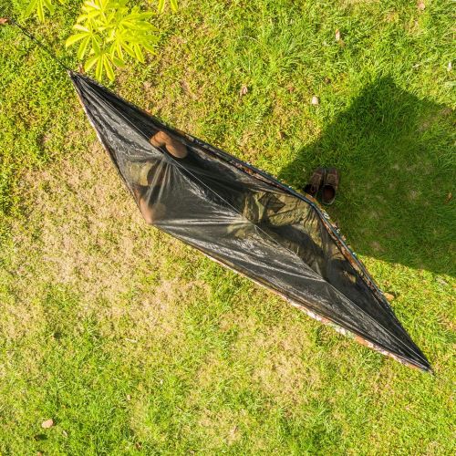  OneTigris Hideout Hammock Underquilt, Full Length Lightweight 4 Season Hammock Gear Underquilt for Hammock Camping Hiking Backpacking Travel Beach Backyard Patio Portable