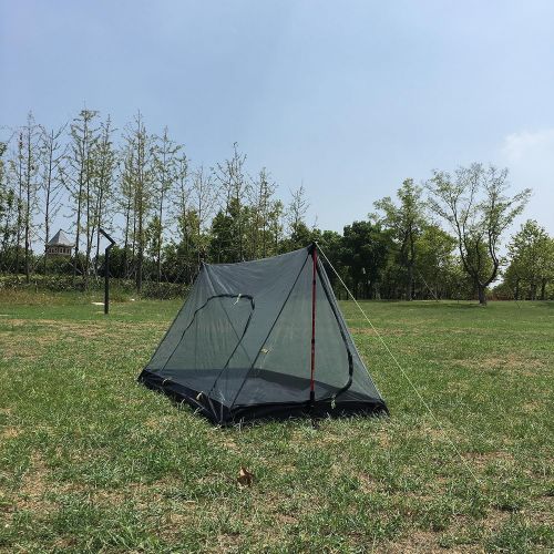  OneTigris survivalist Ultralight 1-2 Person Mesh Tent Shelter Pyramid Mosquito net Tent Pyramid Breeze Tent Breeze Mesh Tent Breathable Bug Shelter