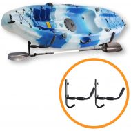 [아마존베스트]Onefeng Sports Kayak Wall Cradle Kayak Rack Storage Hanger for Garage, Shed, or Any Wall (with Rubber Cover)