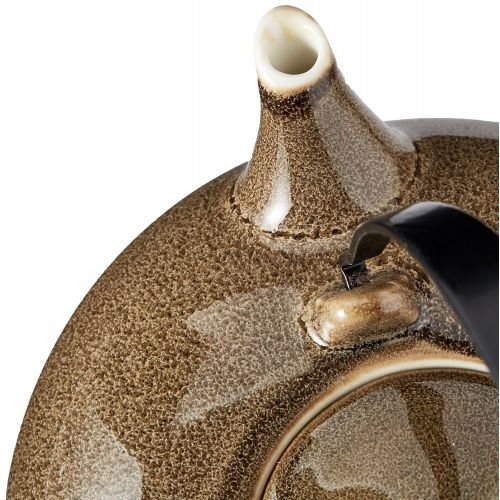  Oneida Foodservice L6753059861 Rustic Chestnut Metal Teapot w/ Handles, 6.25, Set of 12