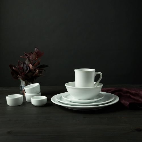  Oneida Foodservice F8000000731 Narrow Rim Nappy (13 12), 13.5 Oz, Set of 36, Bright White Porcelain