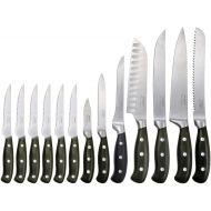 Oneida 55086 Knife Set With Block 14 Piece Black