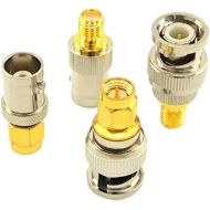 Onelinkmore SMA to BNC Kits RF Coaxial Adapter Male Female Coax Connector 4 Pieces …