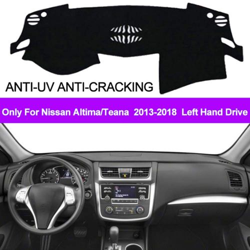  Oneuda Flannel Dashmat Dashboard Cover Dash Pad Car Mat Carpet Sun Shade forNissan Teana Altima L33 2013 2014 2015 2016 2017 2018 Anti-Slip Dash Board Cover Auto Accessories