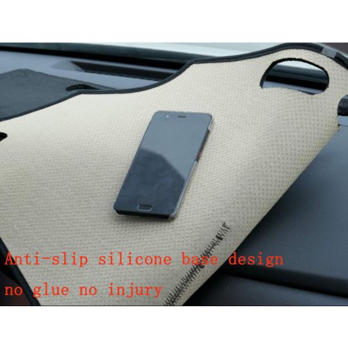  Oneuda Flannel Dashmat Dashboard Cover Dash Pad Car Mat Carpet Sun Shade forNissan Teana Altima L33 2013 2014 2015 2016 2017 2018 Anti-Slip Dash Board Cover Auto Accessories