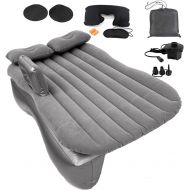 Onirii Inflatable Car Air Mattress Bed with Back Rear Seat Pump Portable Car Travel,Car Camping,Tent Camping,Sleeping Blow-Up Pad fits Car, SUV,RV,Truck,Minivan, Air Couch with Two