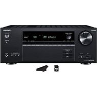 Onkyo TX-NR6050 + 7.2 Channel Network Home Theater | Smart AV Receiver | 8K/60, 4K/120Hz | 90W | HDR | VRR | DTS | Dolby Atmos | ALLM | QFT | Includes Kwalicable Micro SD Card & Cleaning Cloth