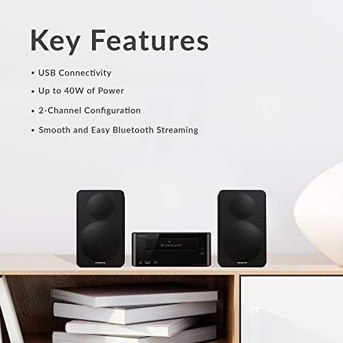 온쿄 [아마존베스트]Onkyo CS-265(B) CD Hi-Fi Mini System with Bluetooth