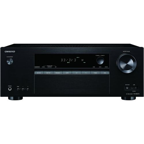 온쿄 Onkyo 5.2 Channel Full 4K Bluetooth AV Home Theater Receiver + Yamaha Natural High-Performance Moisture Resistant 2-Way 110 watts Surround Sound in-Ceiling Speaker System (Set of 6