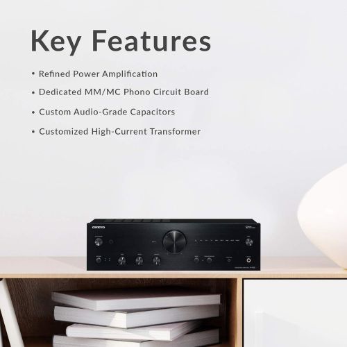 온쿄 Onkyo TX-NR595 Home Audio Smart Audio and Video Receiver, Sonos Compatible and Dolby Atmos Enabled, 4K Ultra HD and AirPlay 2 (2019 Model), Black