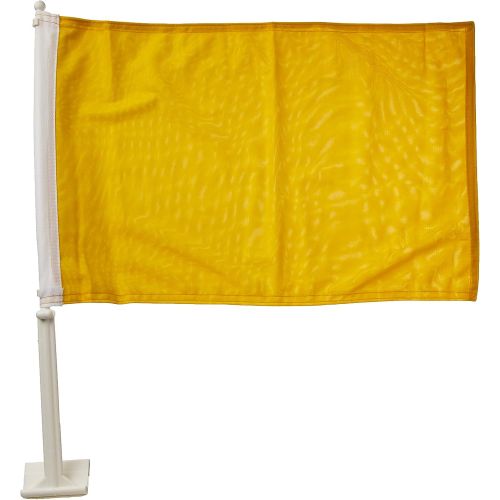  Online Stores Solid Car Flag, Yellow