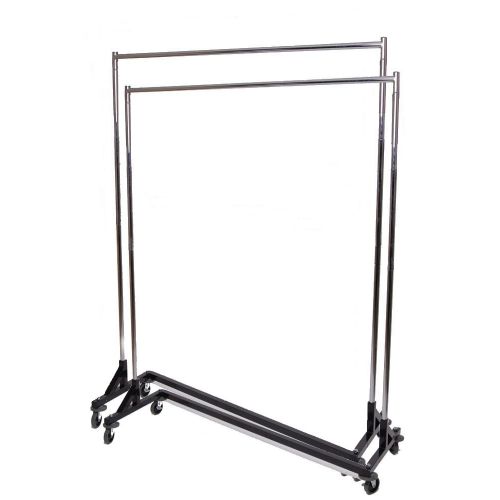  Only Hangers GR600 (Set of 2) Commercial Grade Rolling Z Rack with Nesting Black Base (Set of 2 Racks) (Pack of 2)