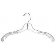 Only Hangers Clear Plastic 17 Dress Hanger (Box of 50)