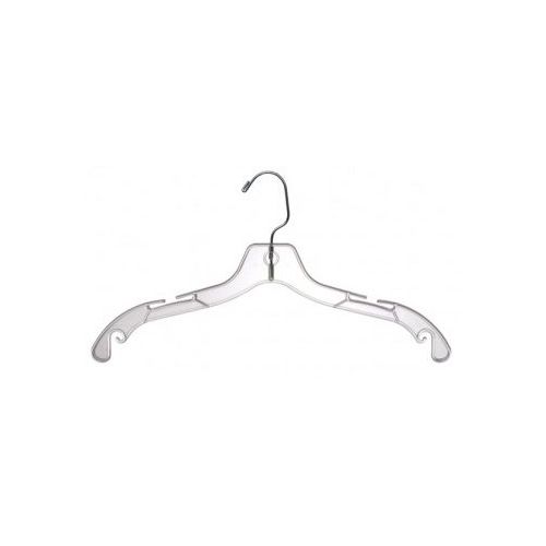  Only Hangers Clear Plastic 17 Dress Hanger (Box of 50)