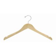 Only Hangers Flat Wooden Dress Hanger (Petite Size) - Pack of 25