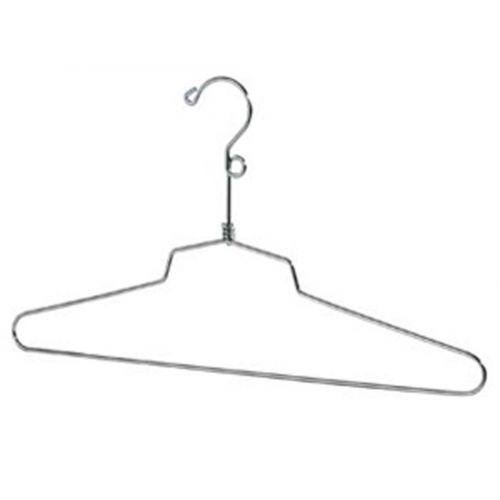  Only Hangers 16 Salesman Hanger Chrome Finish - Swivel Neck -With Loop - Lot of 100