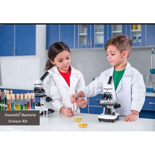  [아마존베스트]Onnetila Bacteria Science Kit Petri Dishes with Agar Educational STEM Science Fair Project Kit for Kids Age 9 and Above