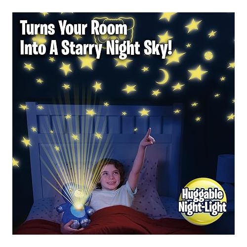  Ontel Star Belly Dream Lites, Stuffed Animal Night Light, Cuddly Blue Puppy - Projects Glowing Stars & Shapes in 6 Gentle Colors, As Seen on TV