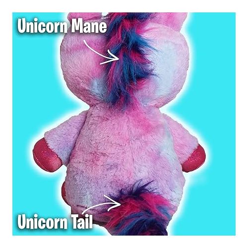  Ontel Star Belly Dream Lites, Stuffed Animal Night Light, Magical Pink and Purple Unicorn - Projects Glowing Stars & Shapes in 6 Gentle Colors, As Seen on TV