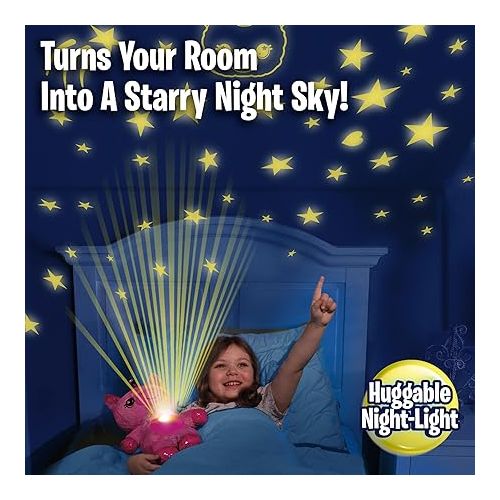  Ontel Star Belly Dream Lites, Stuffed Animal Night Light, Magical Pink and Purple Unicorn - Projects Glowing Stars & Shapes in 6 Gentle Colors, As Seen on TV