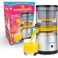 Hurricane Juicer, Powerful Cordless Juice Extractor Machine, Compact Design Fruit Juicer with Dishwasher-Safe Parts, Rechargeable 500 RPM Electric Juicer for Oranges, Berries & More