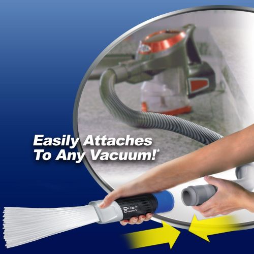  Ontel Dust Daddy | Universal Vacuum Cleaner Attachment | Dust and Dirt Remover | Authentic As Seen on TV