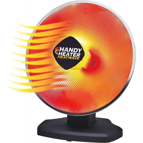  Ontel Handy Heater Heatwave Parabolic Space Heater with Ceramic Heating Technology