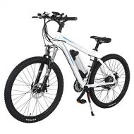Onway ONWAY 26 Inch 21 Speed Electric Mountain Bike, 36V 250W Aluminium Alloy E Bike with Pedal Assist and Twist Throttle
